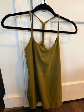lululemon athletica Olive Green Strappy Racerback Cami